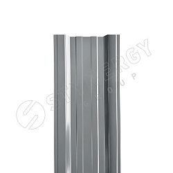 Штакетник Stynergy П-образный прямой порошковая окраска RAL 7004/7004 0.40