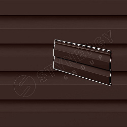 Сайдинг Stynergy Корабельная доска CORUNDUM50® RAL 8017 0.50