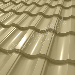 Металлочерепица STYNERGY Garda CORUNDUM50® RAL 1014 (слоновая кость) 0.50