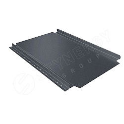 Фальцевая кровля Stynergy Smart Фальц Pro CORUNDUM50® матовый RAL 7011 (железно-серый) 0.50