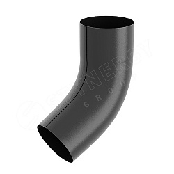 Stynergy ПРЕМИУМ 125/90 Колено трубы 60° RAL 7024