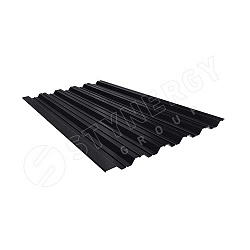 Профнастил STYNERGY НС35 CORUNDUM50® матовый RAL 9005 (глубокий черный) 0.50 A