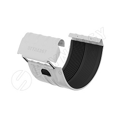 Stynergy ПРЕМИУМ 125/90 Соединитель желоба RAL 9003
