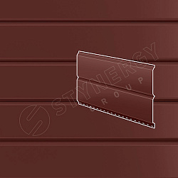 Сайдинг Stynergy Евробрус гофрированный RAL 3009 0.45