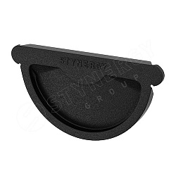 Stynergy СТАНДАРТ 125/90 Заглушка желоба RAL 9005 матовый
