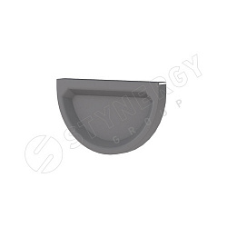 Заглушка желоба Stynergy D185 RAL 7004