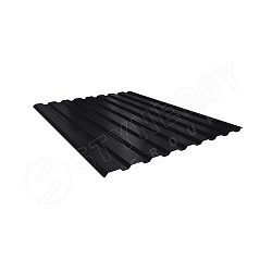 Профнастил STYNERGY С20 CORUNDUM50® матовый RAL 9005 (глубокий черный) 0.50 A
