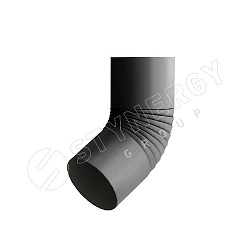 Колено трубы Stynergy D150х60 градусов RAL 7004