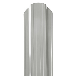 Штакетник Stynergy П-образный фигурный порошковая окраска RAL 9006/9006 0.45