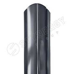 Штакетник Stynergy полукруглый фигурный RAL 7024 0.35