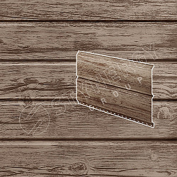 Сайдинг Stynergy Евробрус гофрированный PRINT Сандаловое дерево 3D (W5/1) 0.45