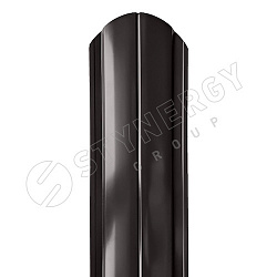 Штакетник Stynergy полукруглый фигурный порошковая окраска RR32/RR32 0.40