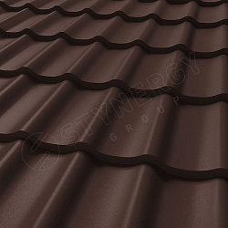 Профиль волнообразный STYNERGY К GRAPHITE45® RAL 8017 (шоколадно-коричневый) 0.45