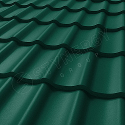 Профиль волнообразный STYNERGY К GRAPHITE45® RAL 6005 (зелёный мох) 0.45