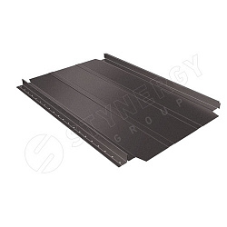 Фальцевая кровля Stynergy Smart Фальц Pro широкое ребро жесткости GRAPHITE45® RR32 (серо-коричневый) 0.45